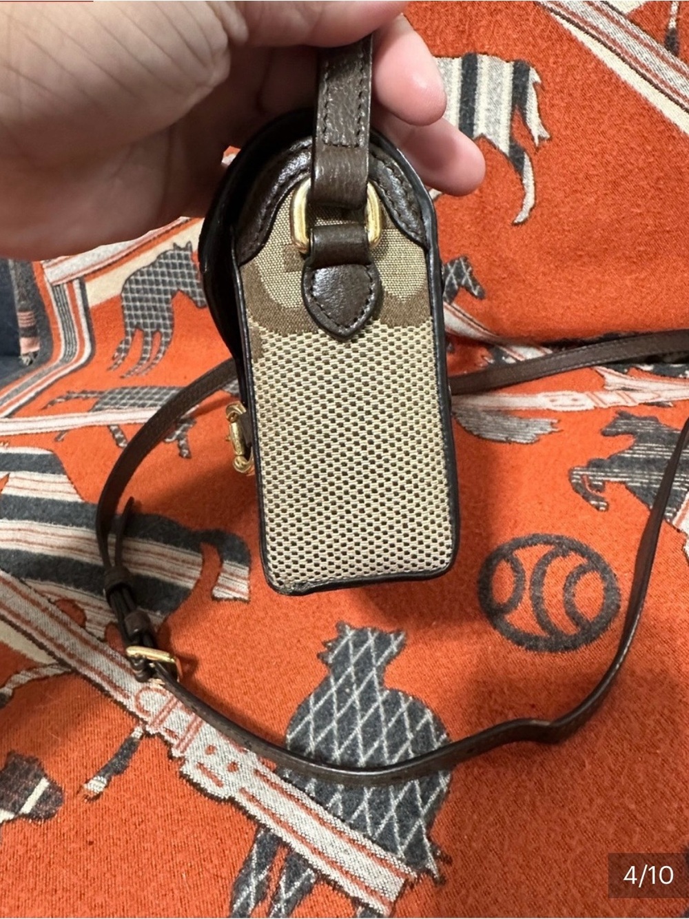 Gucci Horsebit Jumbo GG Mini Crossbody - Picture 6 of 10